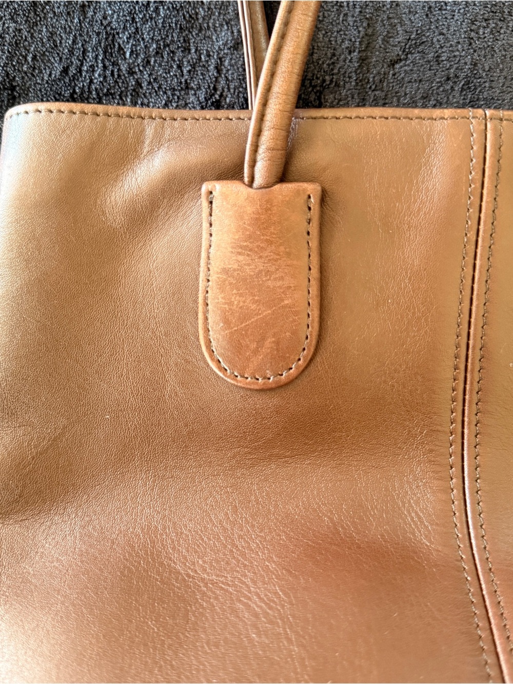 Coach 1996 Vintage Mahogany Lunch Tote Leather Shoulder Bag - Picture 6 of 12